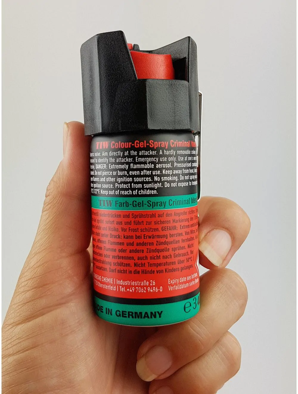 TIW Smurfenspray markering